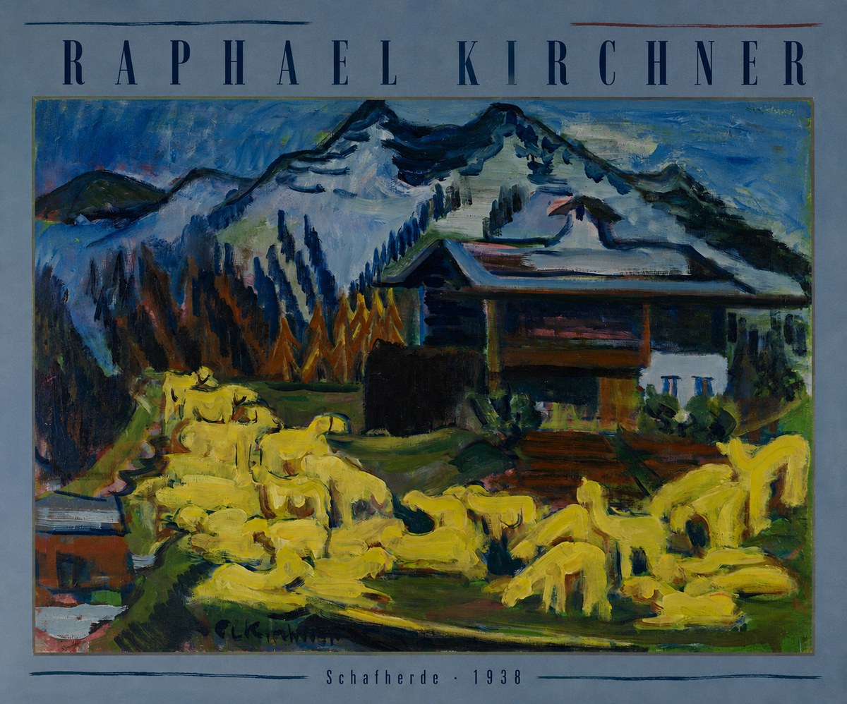 Raphael Kirchner Schafherde No6 - Plakat