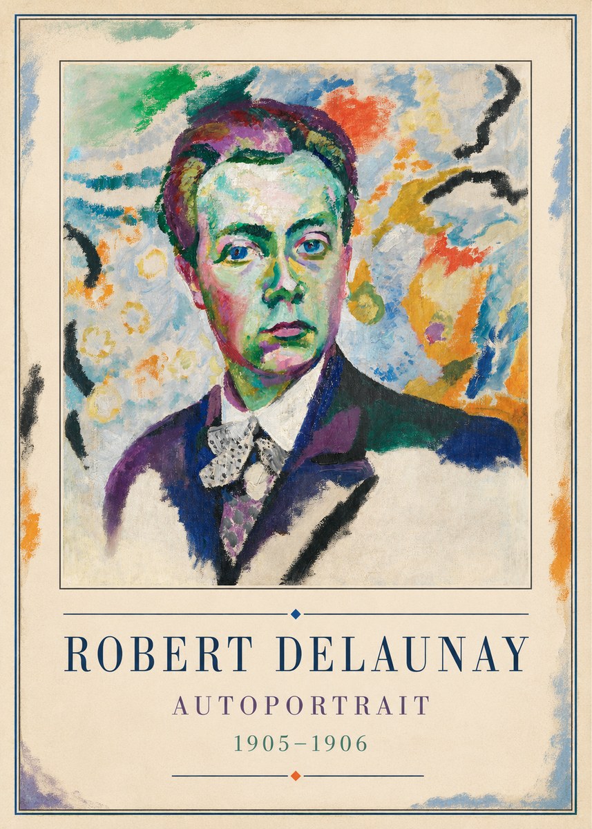 Robert Delaunay Autoportrait No2 - Plakat