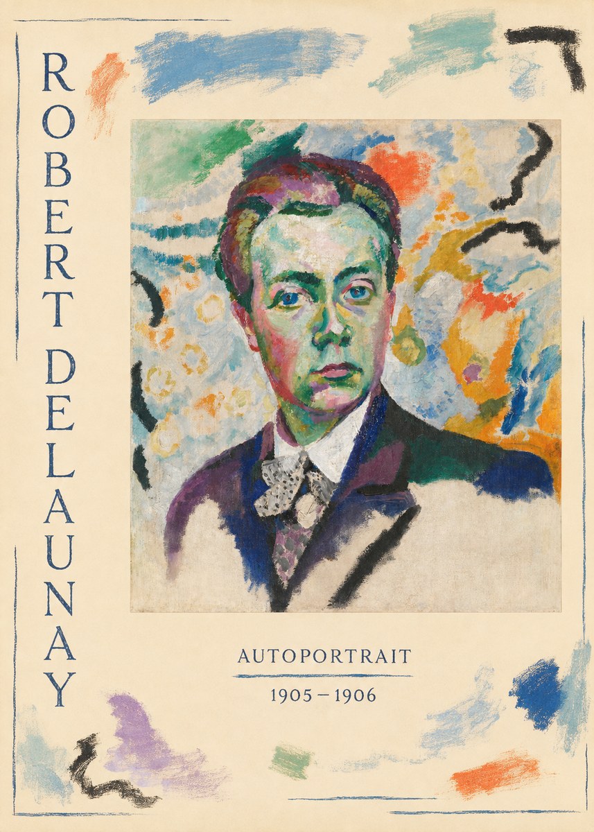 Robert Delaunay Autoportrait No5 - Plakat