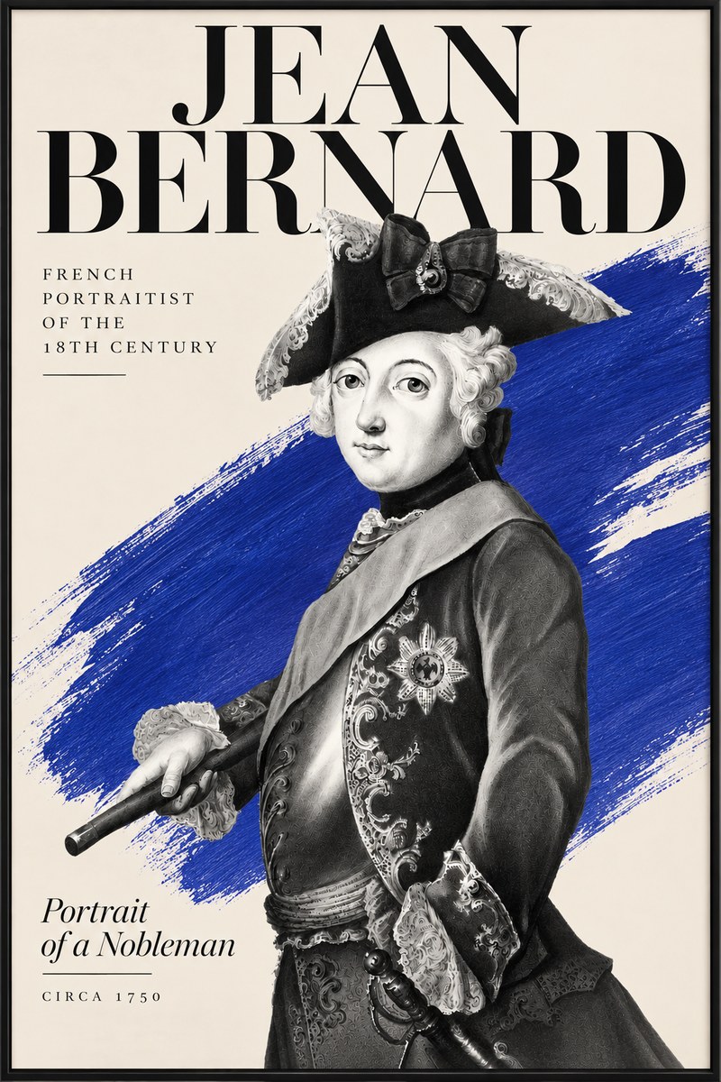 Jean Bernard Portrait of a Young Nobleman No6 - Plakat
