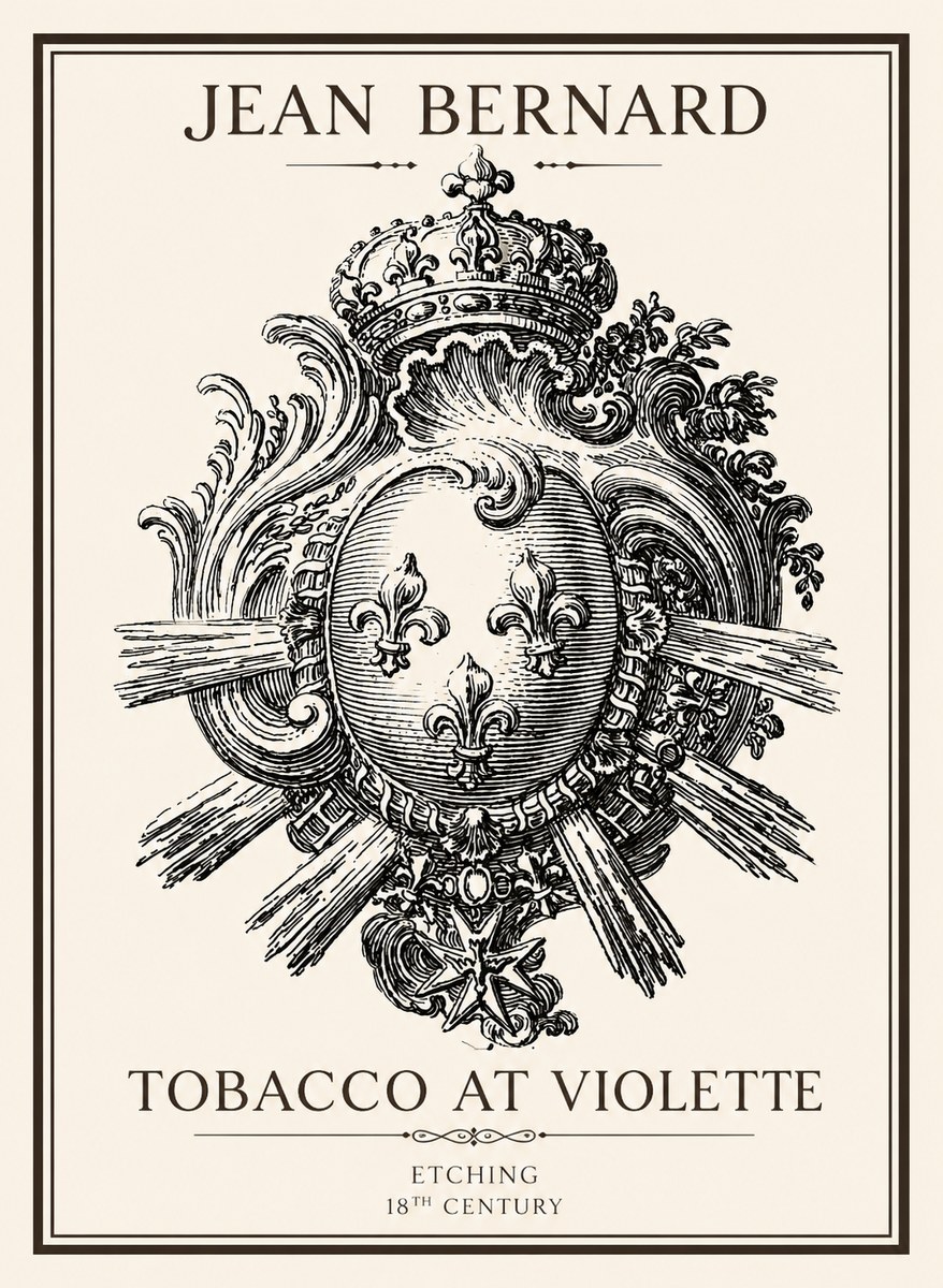 Jean Bernard Tobacco at Violette No1 - Plakat