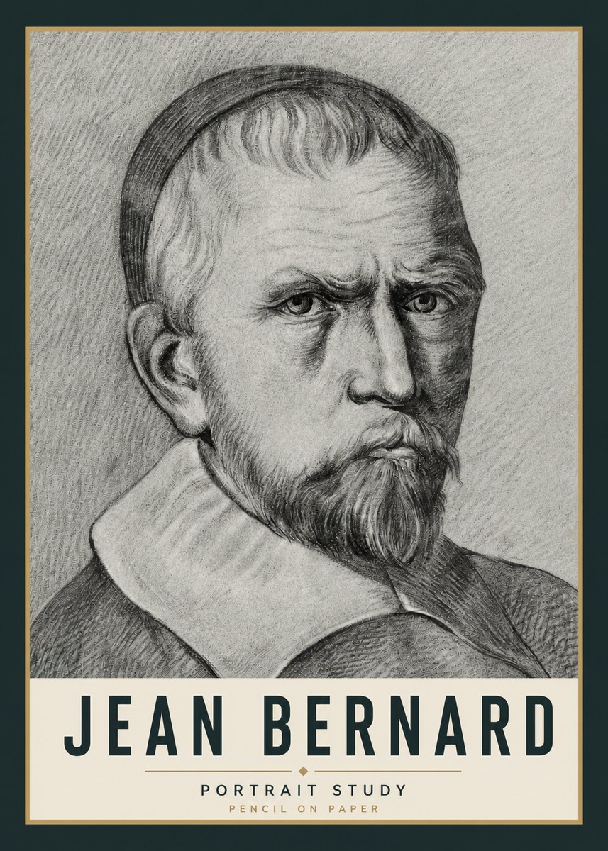Jean Bernard Portrait Study IV No5 - Plakat