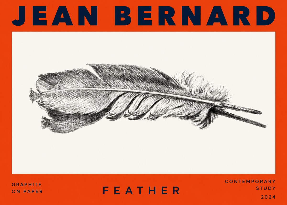 Jean Bernard Feather No2 - Plakat