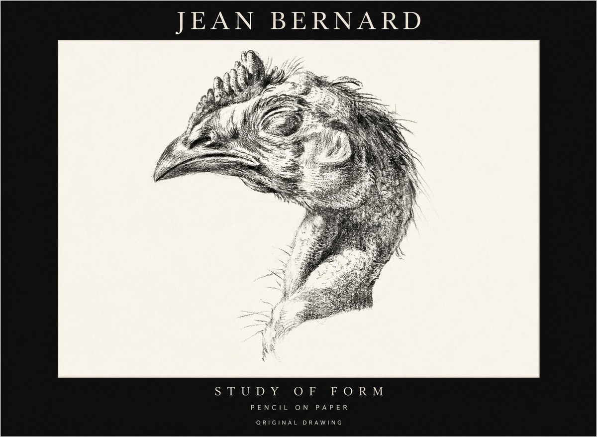 Jean Bernard Study of Form II No1 - Plakat
