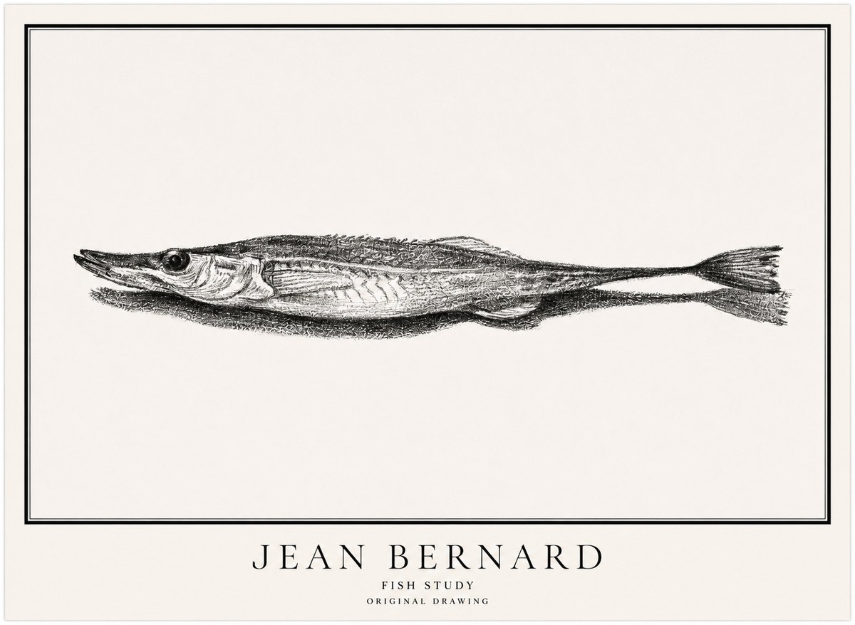 Jean Bernard Needlefish No5 - Plakat