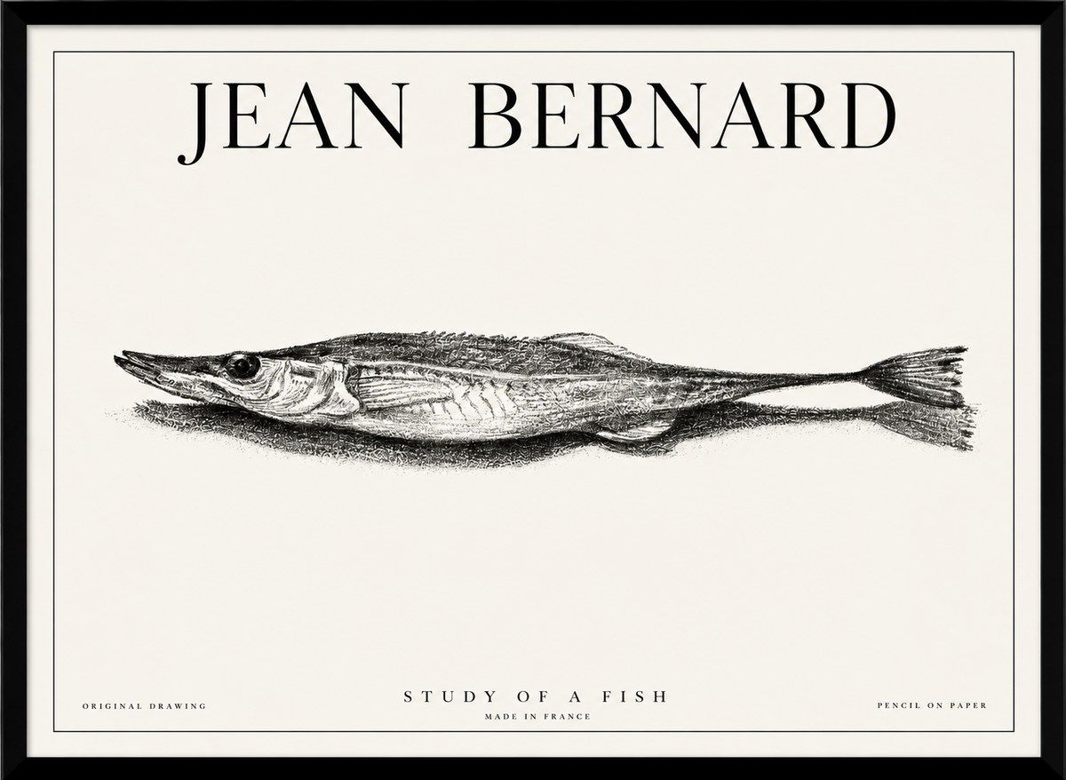 Jean Bernard Needlefish No6 - Plakat