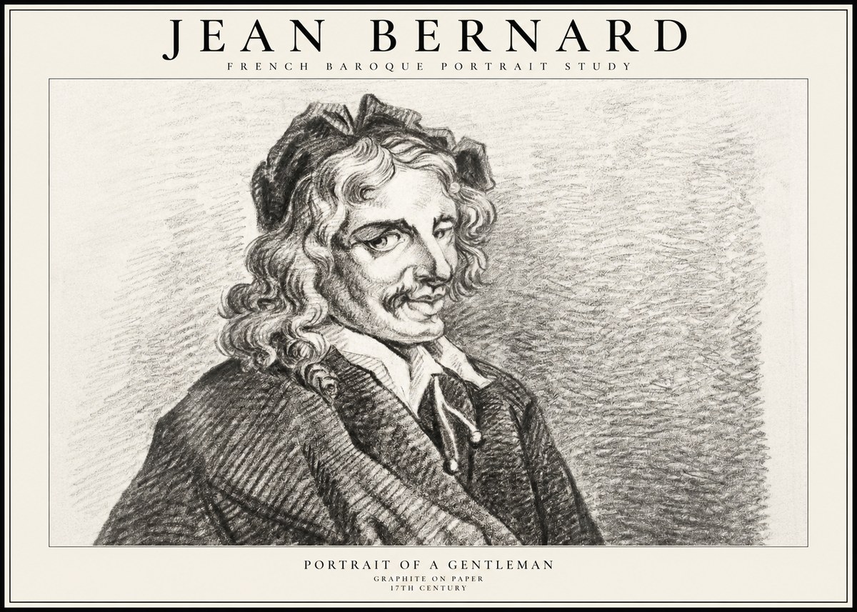 Jean Bernard Portrait of a Gentleman II No2 - Plakat