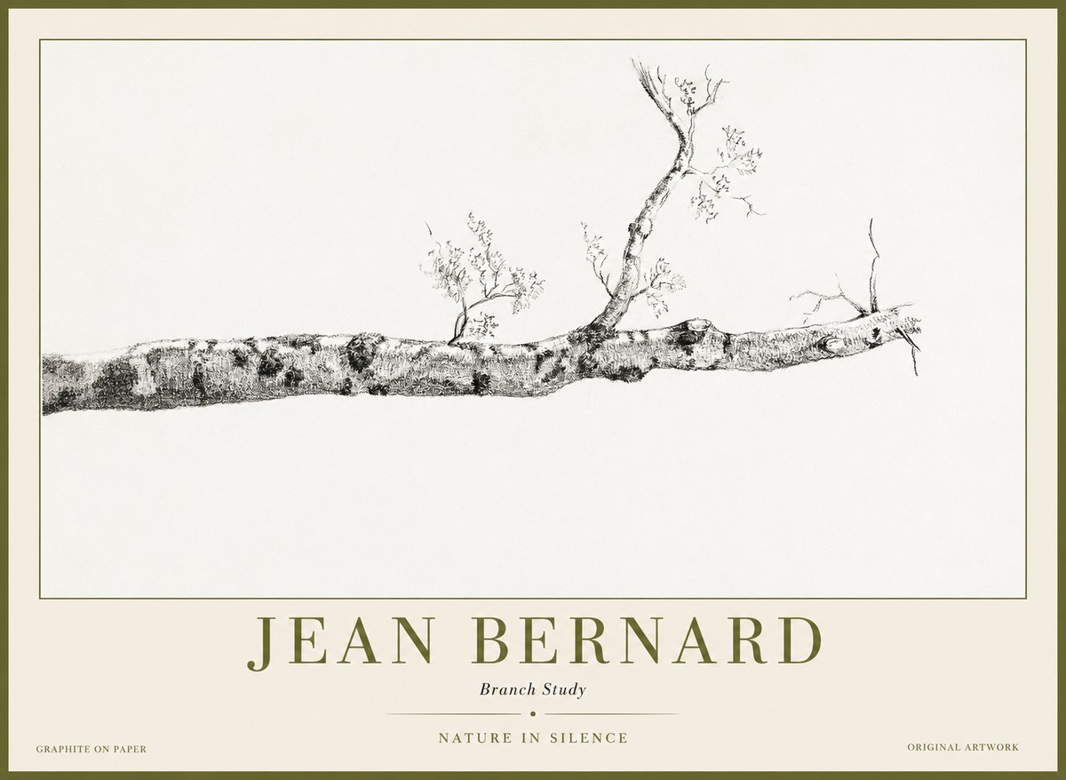Jean Bernard Tree Branch Study No2 - Plakat