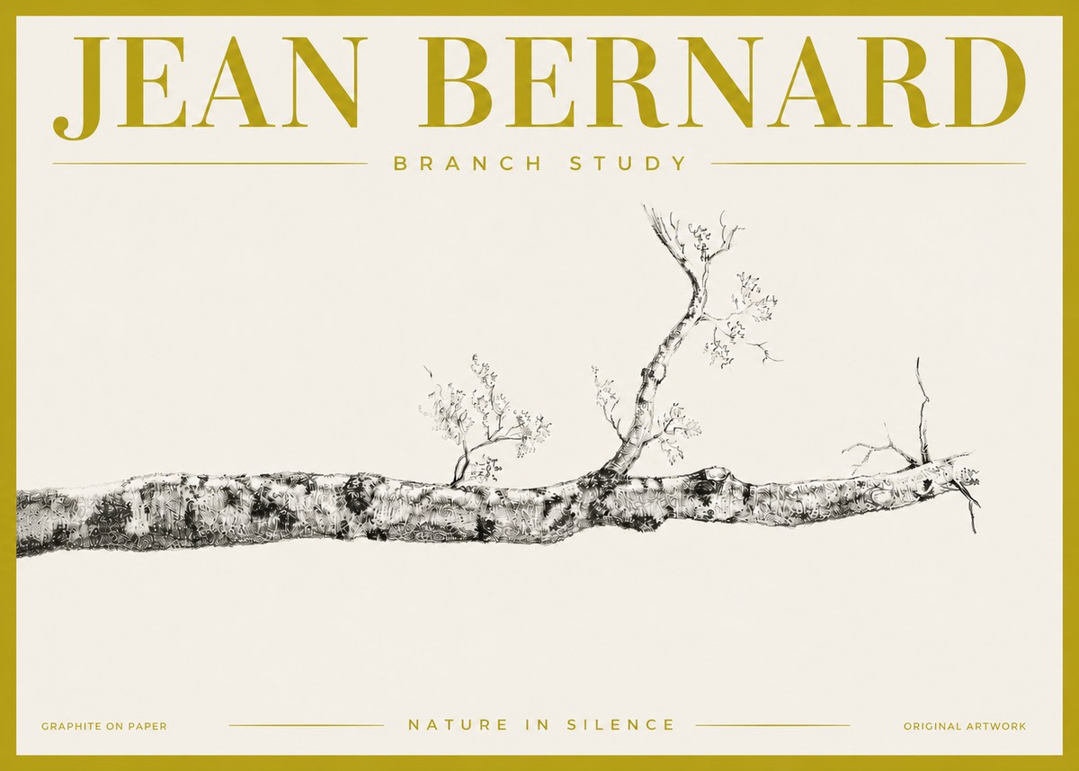 Jean Bernard Tree Branch Study No6 - Plakat