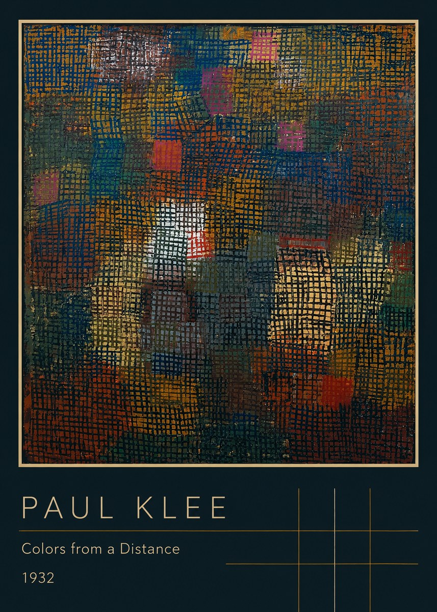 Paul Klee Colors from a Distance No2 - Plakat