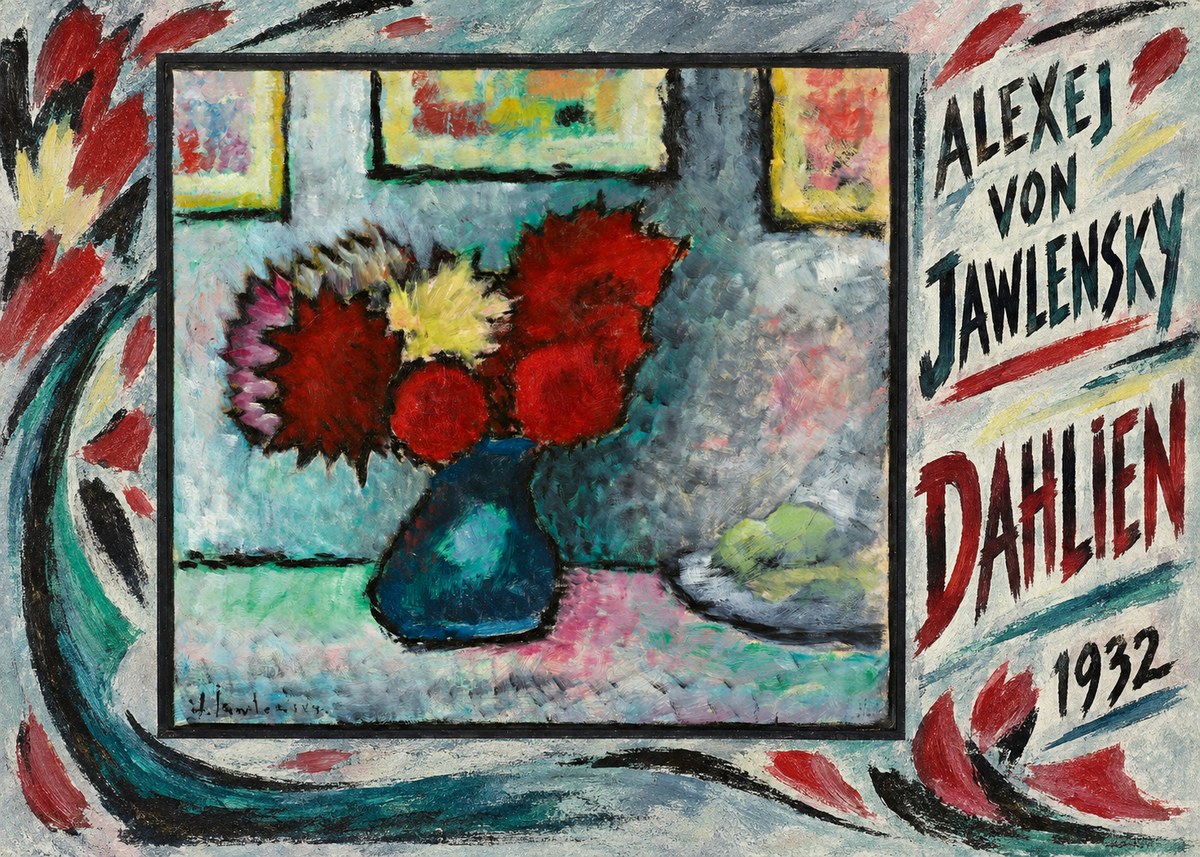 Alexej von Jawlensky Dahlien No6 - Plakat
