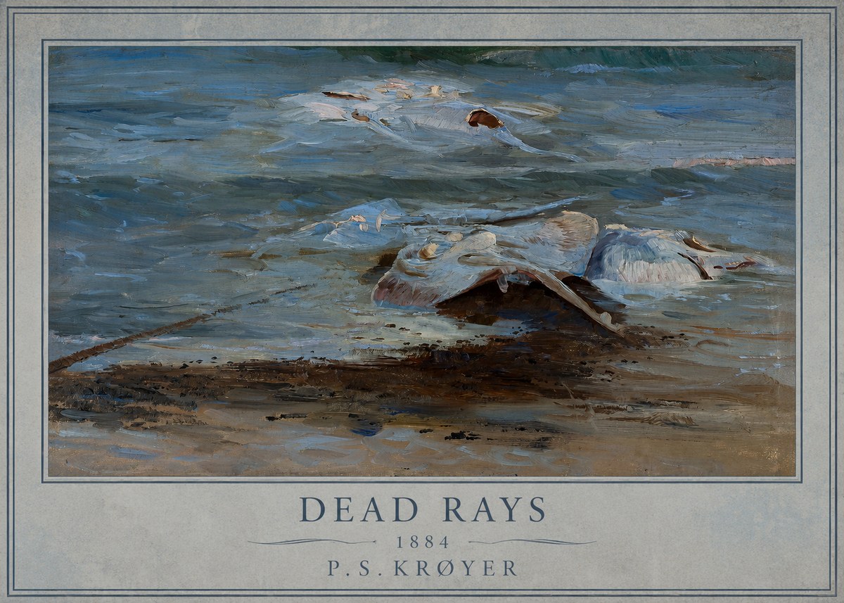 P.S. Krøyer Dead Skates No6 - Plakat