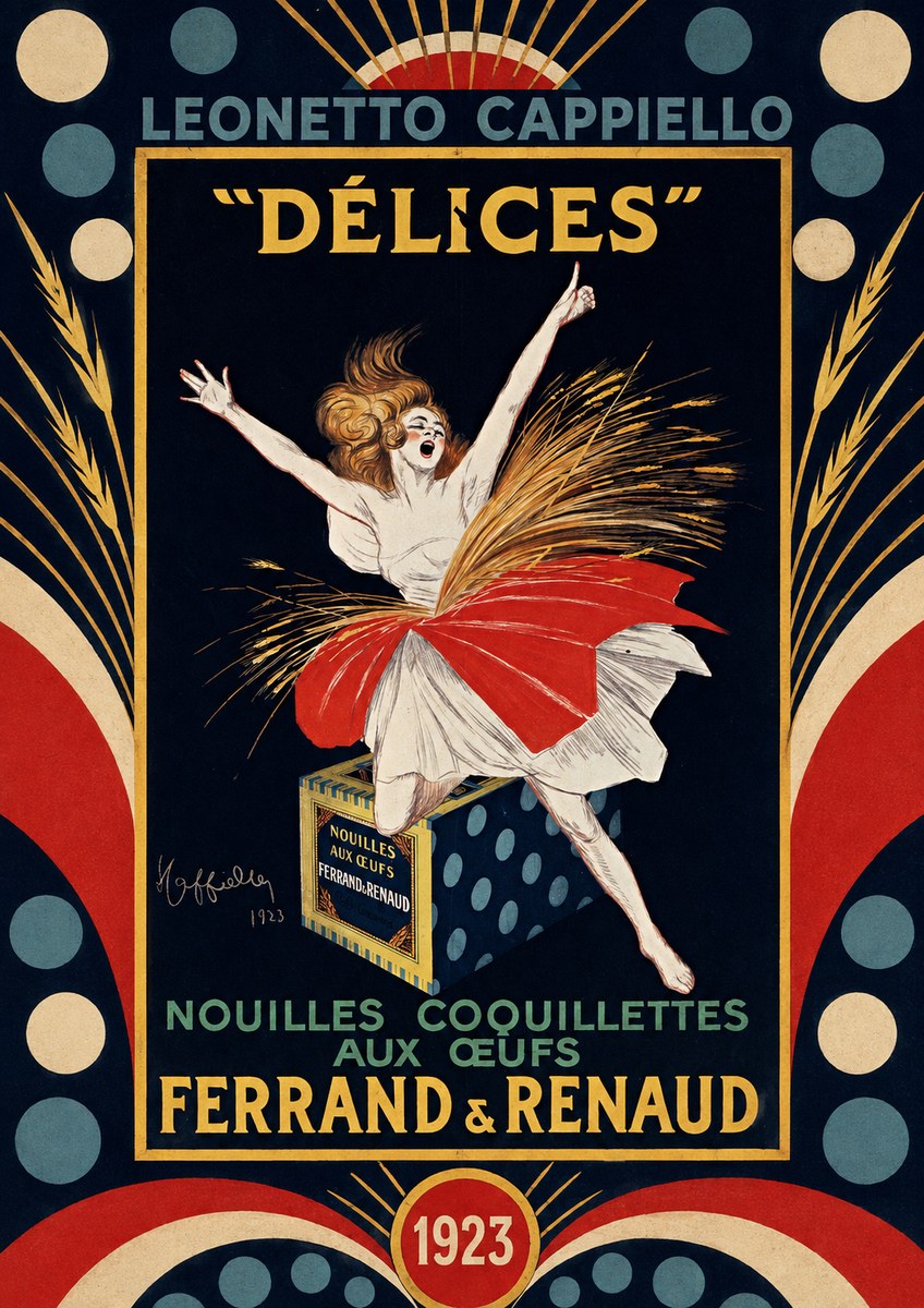 Leonetto Cappiello Délices I No4 - Plakat