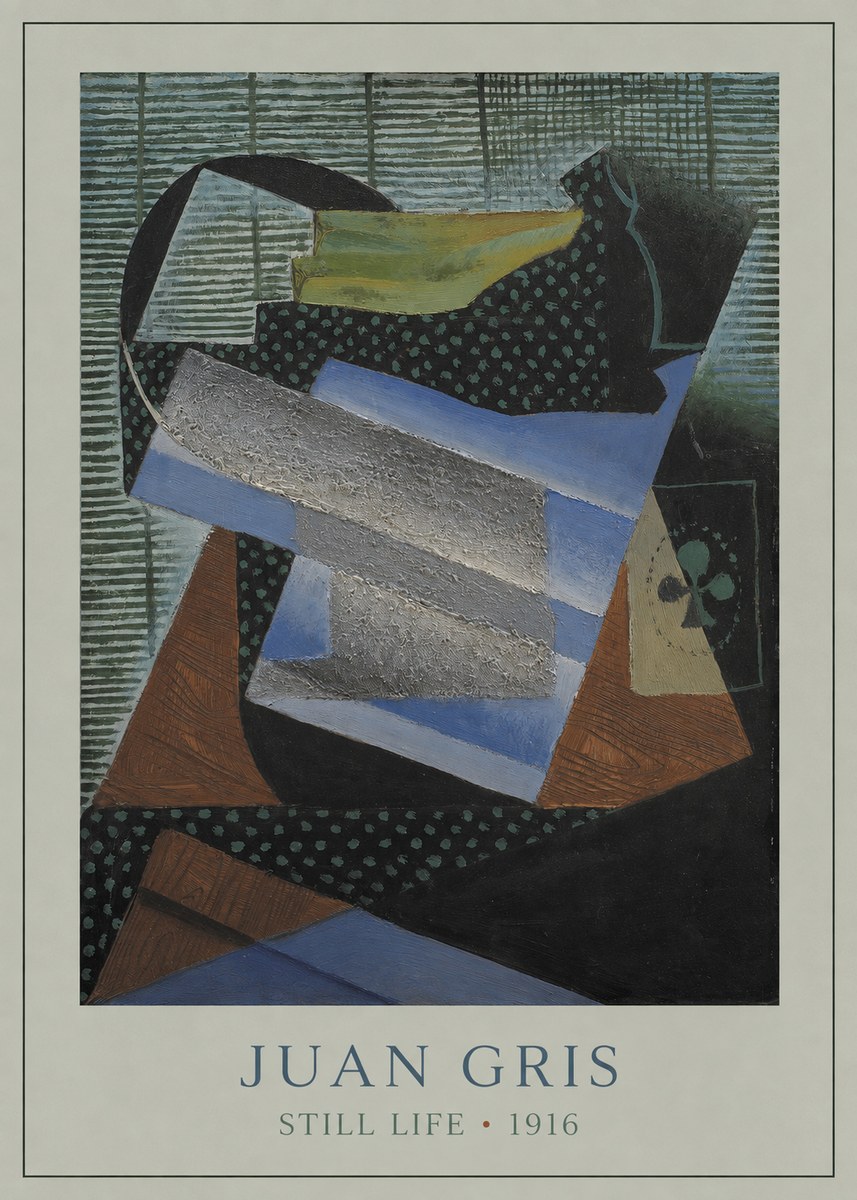 Juan Gris Still Life II No3 - Plakat