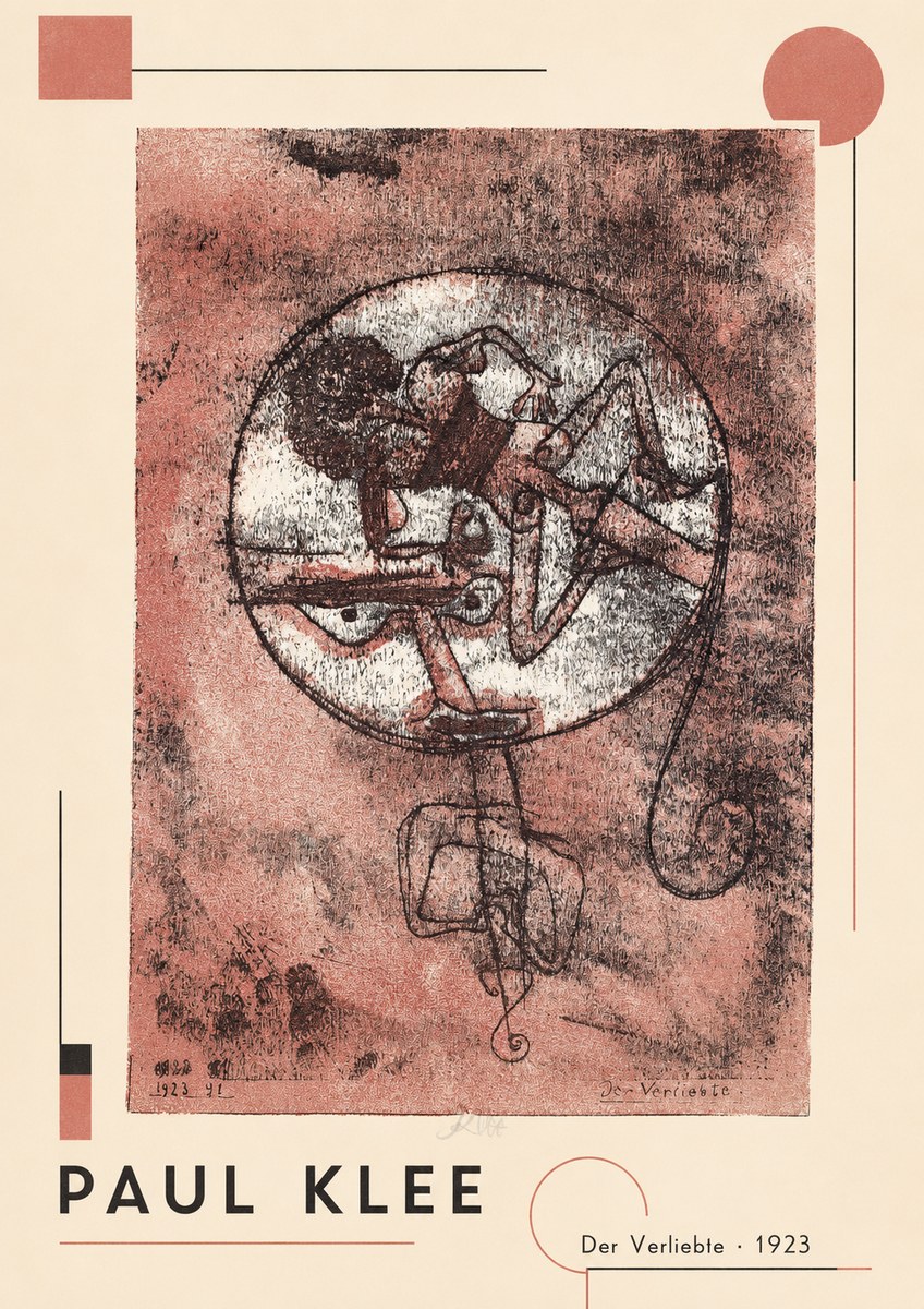 Paul Klee Der Verliebte I No2 - Plakat