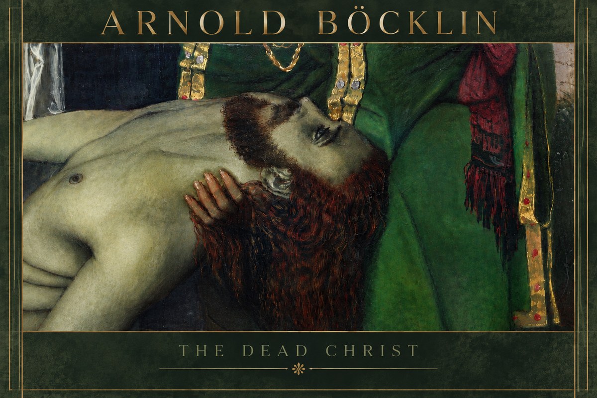 Arnold Böcklin The Dead Christ No6 - Plakat