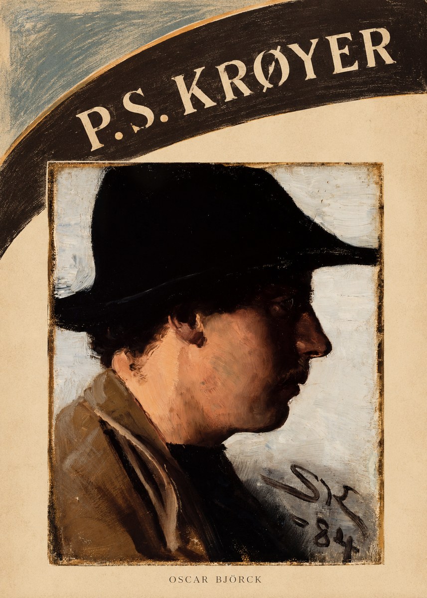 P.S. Krøyer Portrait of Oscar Björck No6 - Plakat