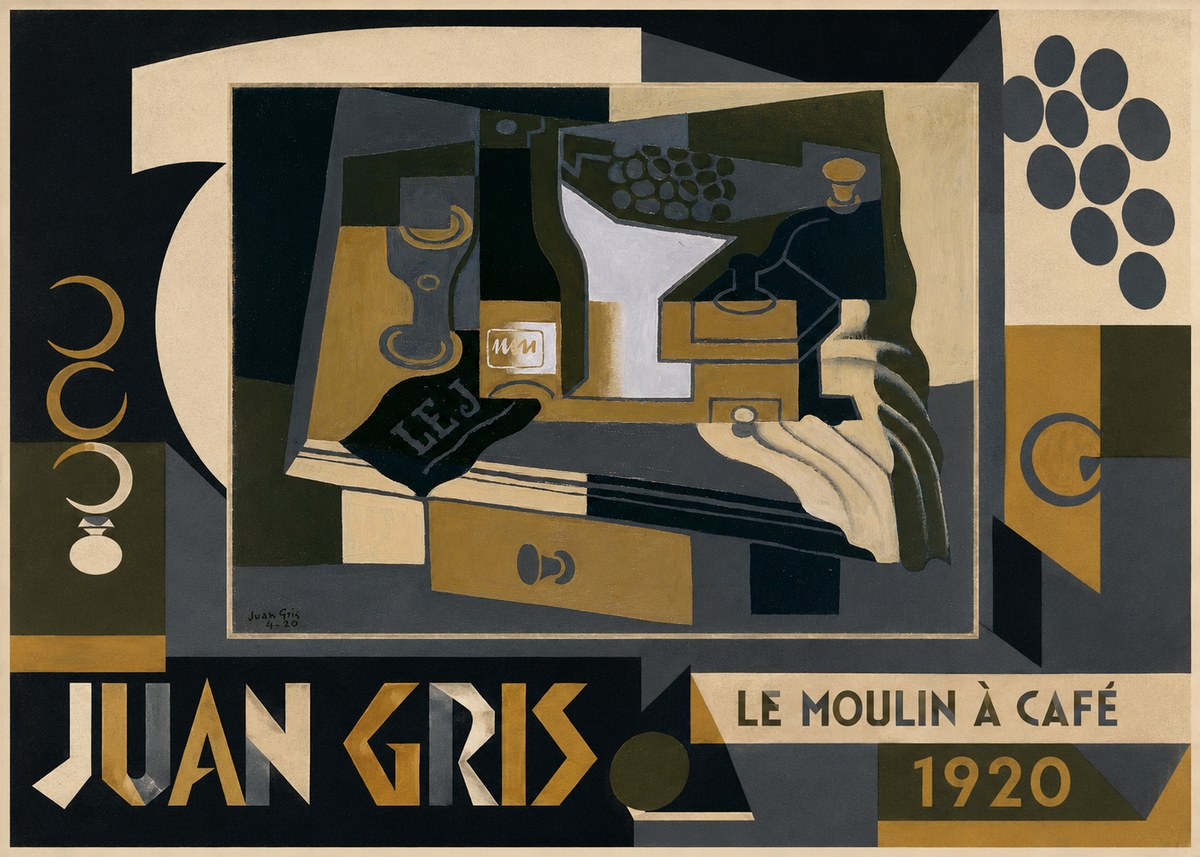 Juan Gris Le Moulin À Café No6 - Plakat