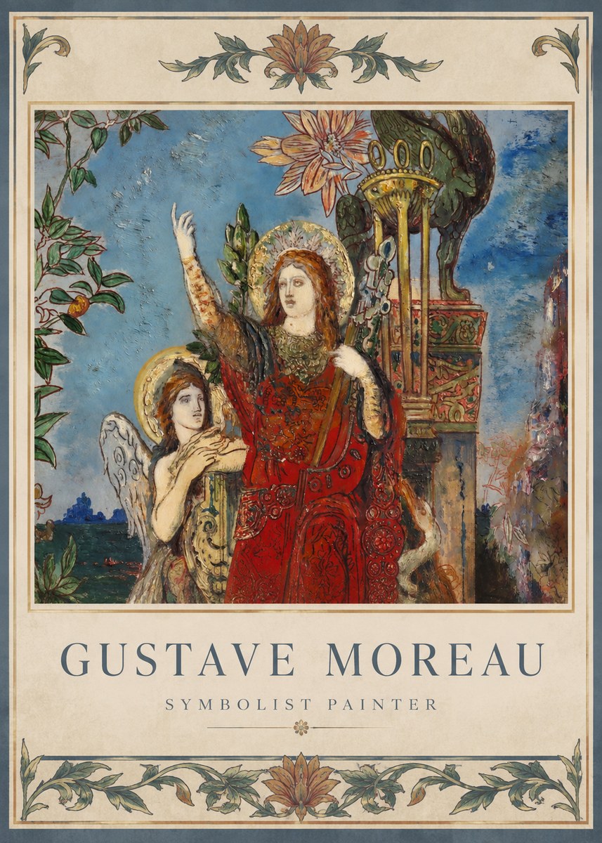 Gustave Moreau The Apparition I No1 - Plakat
