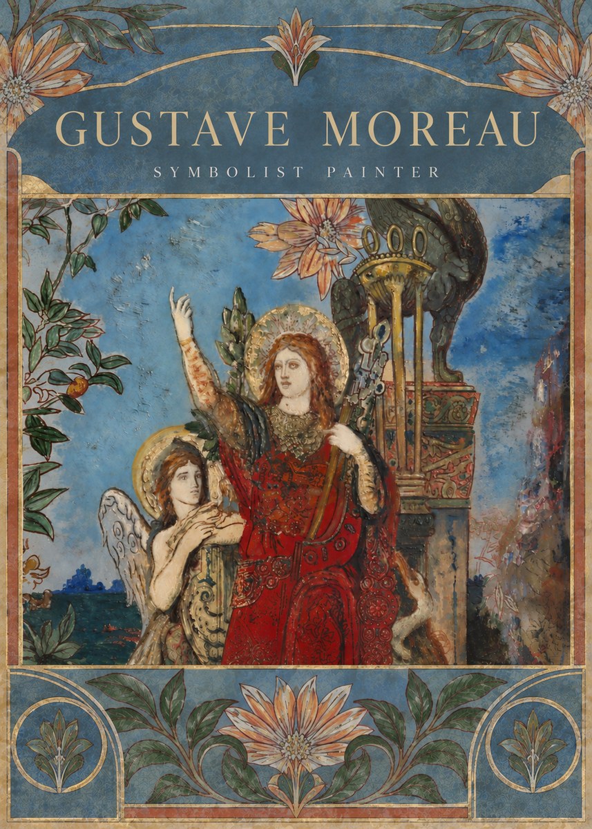 Gustave Moreau The Apparition I No6 - Plakat