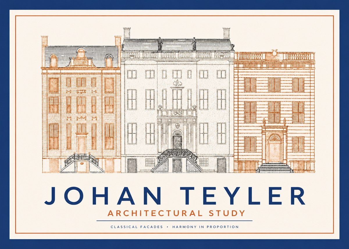 Johan Teyler Architectural Study I No2 - Plakat
