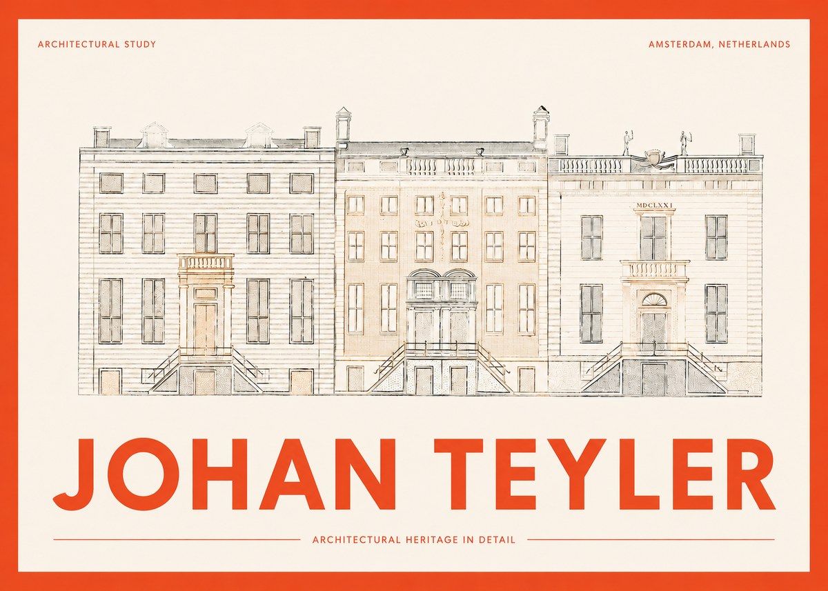 Johan Teyler Architectural Study II No2 - Plakat