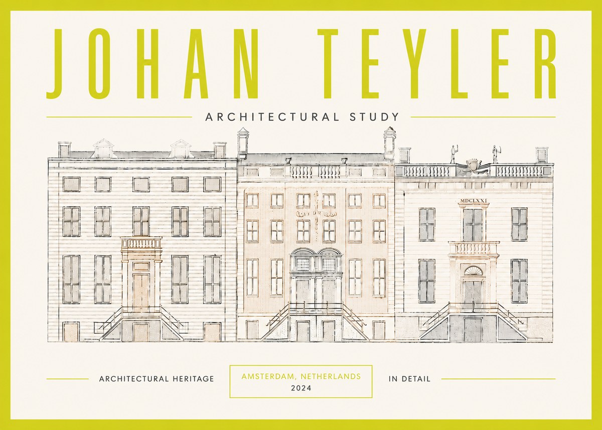 Johan Teyler Architectural Study II No6 - Plakat