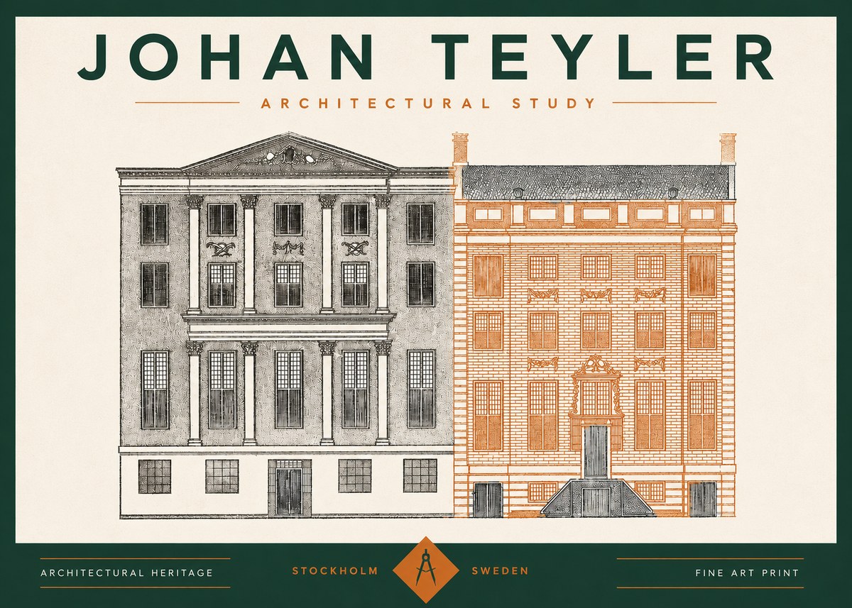 Johan Teyler Architectural Study III No2 - Plakat