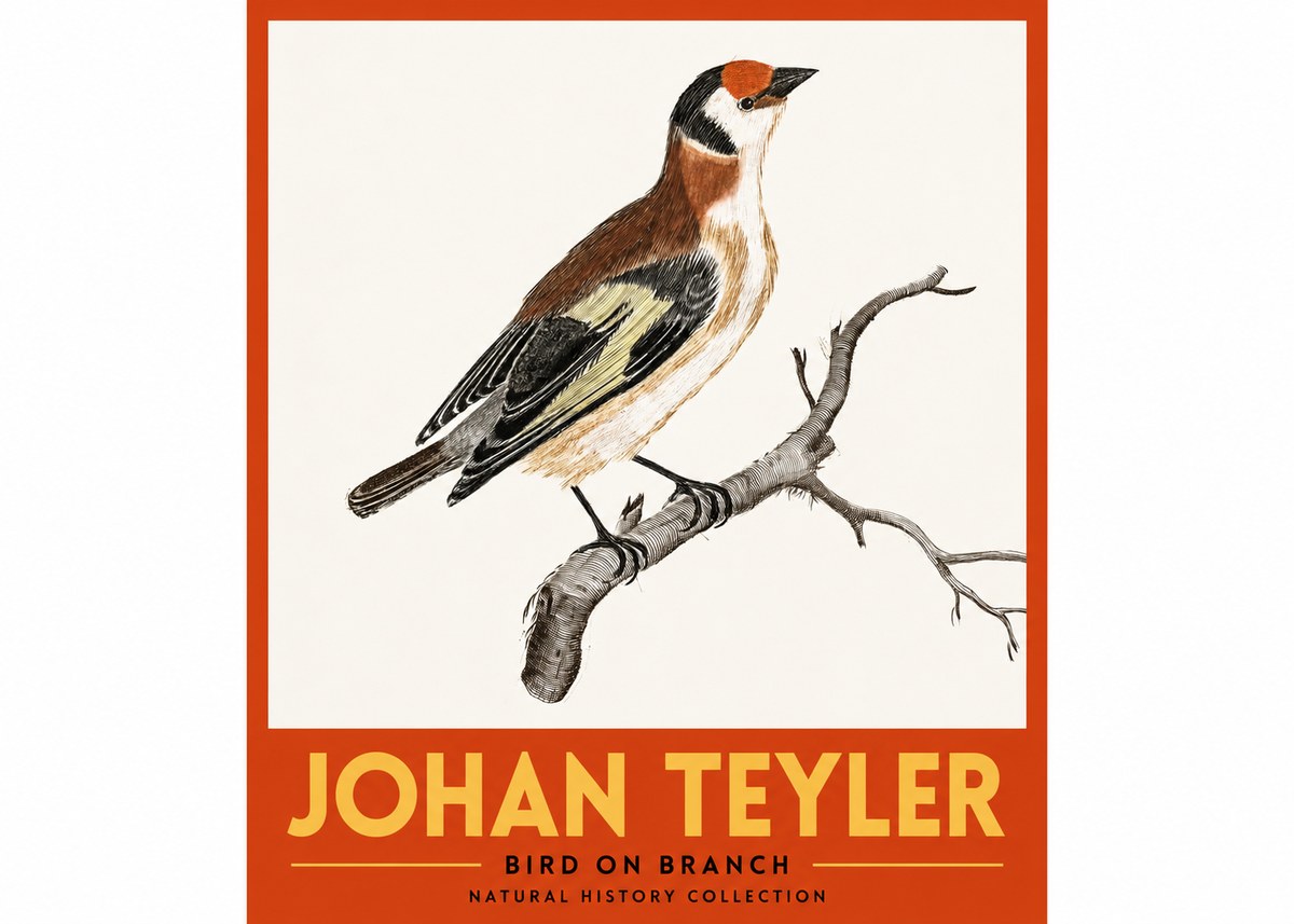 Johan Teyler Song of the Finch No3 - Plakat