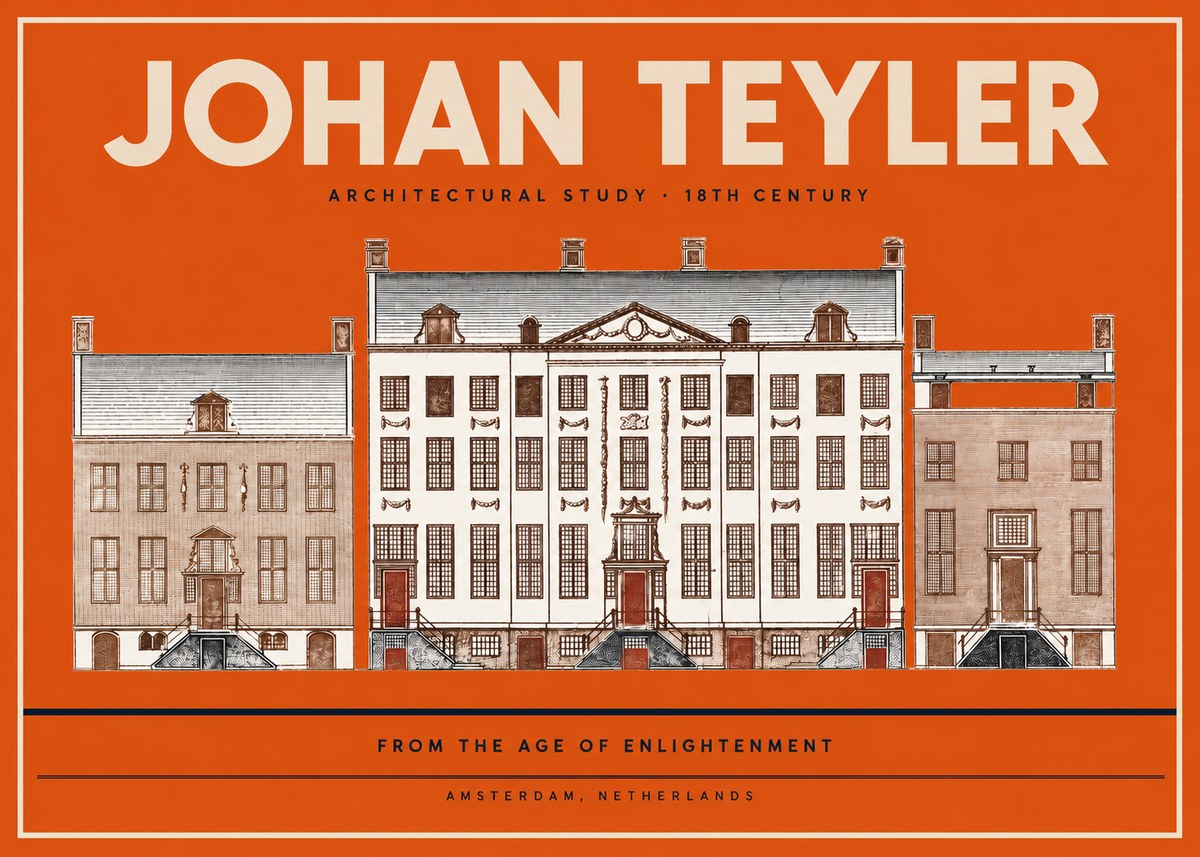Johan Teyler Architectural Study VII No2 - Plakat