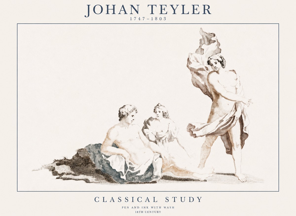 Johan Teyler Classical Study I No1 - Plakat