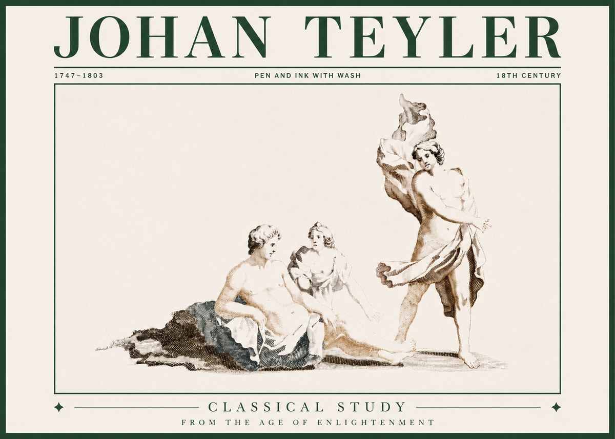 Johan Teyler Classical Study I No3 - Plakat