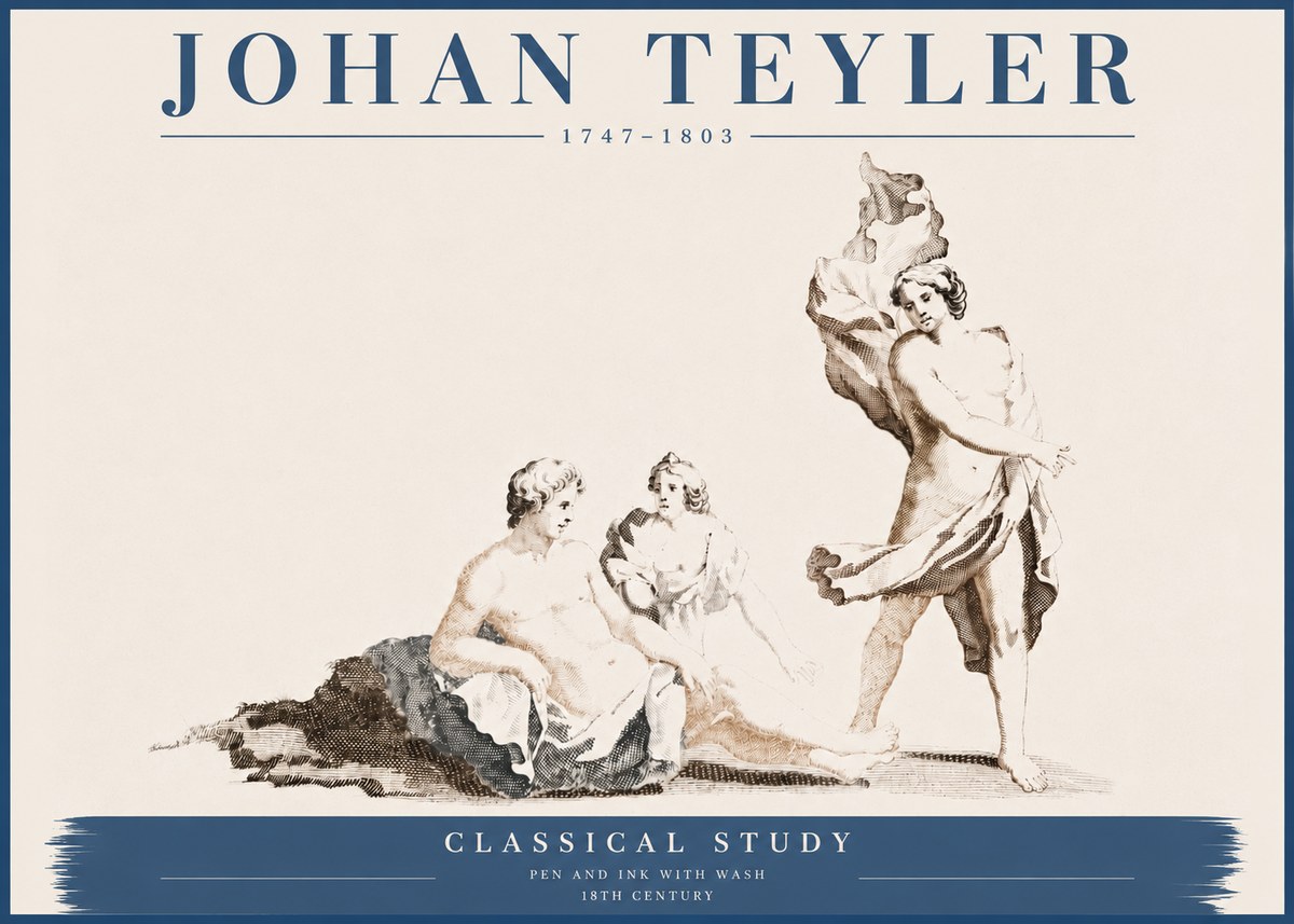 Johan Teyler Classical Study I No4 - Plakat