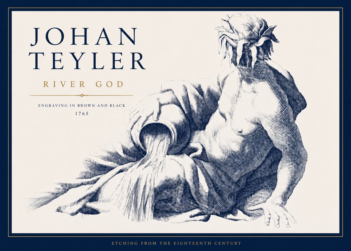 Johan Teyler River God No3 - Plakat