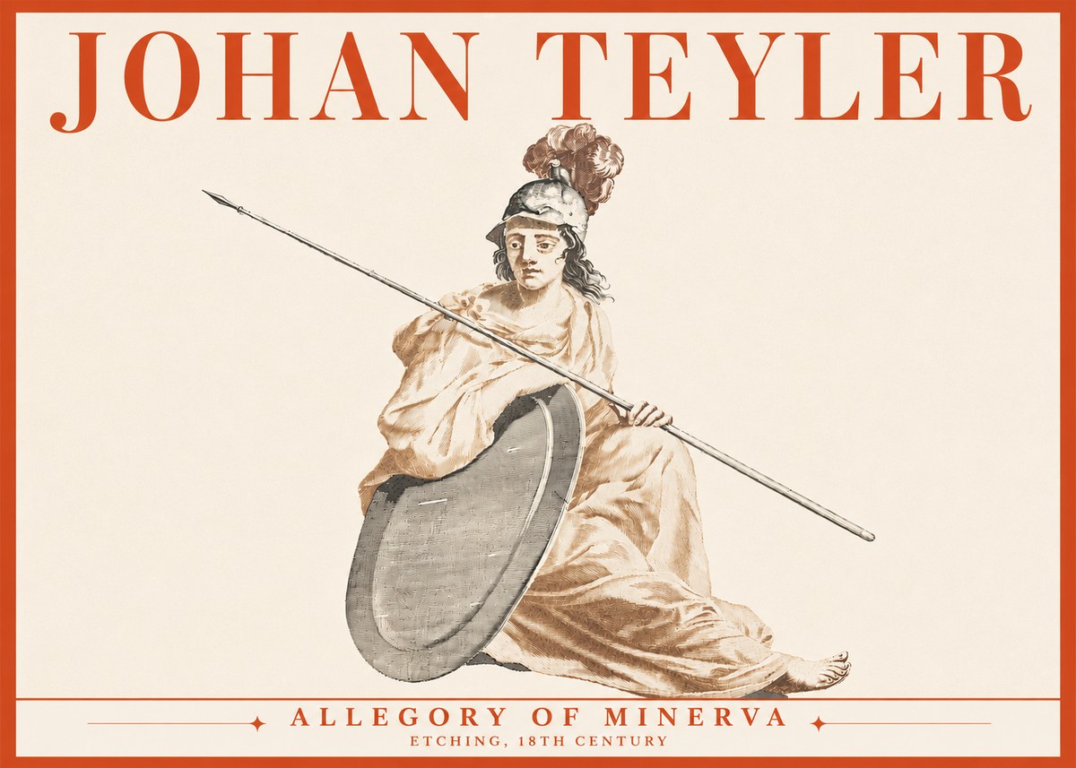 Johan Teyler Allegory of Minerva No5 - Plakat
