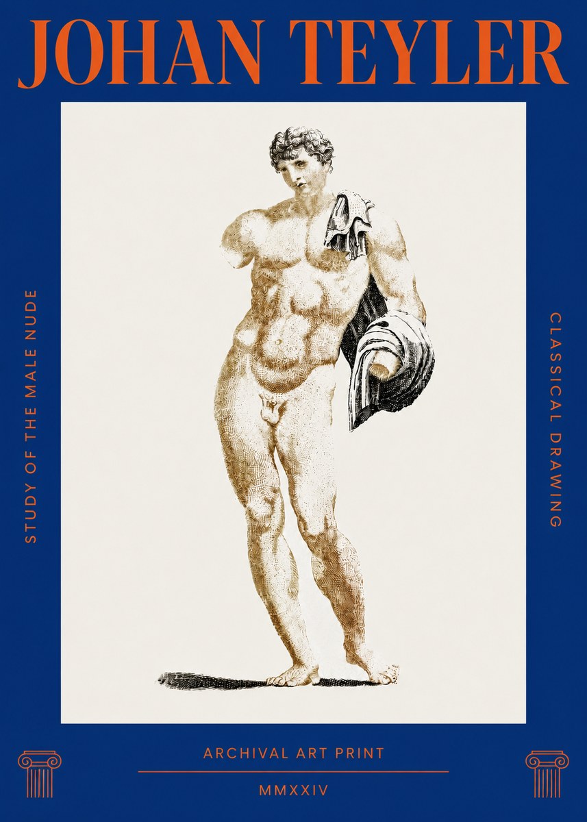 Johan Teyler Classical Study II No3 - Plakat