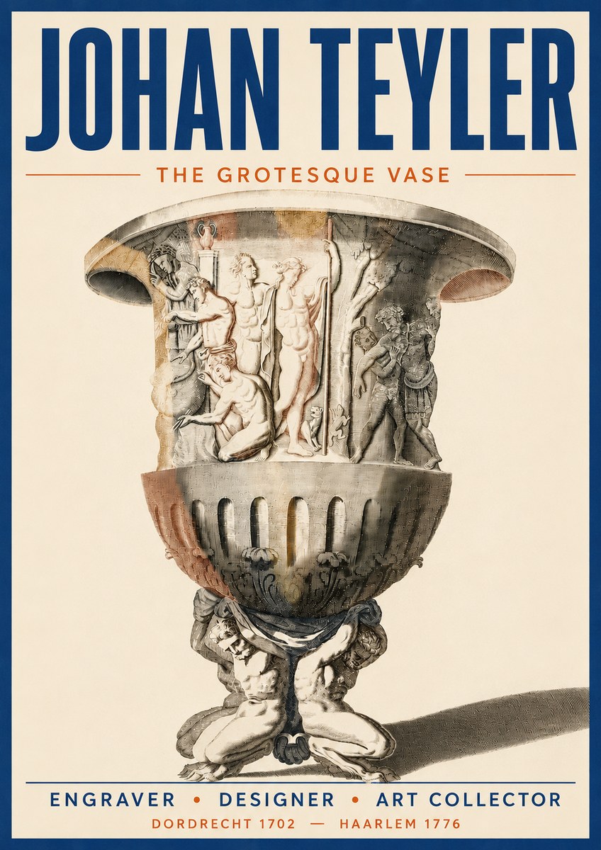 Johan Teyler The Grotesque Vase No6 - Plakat