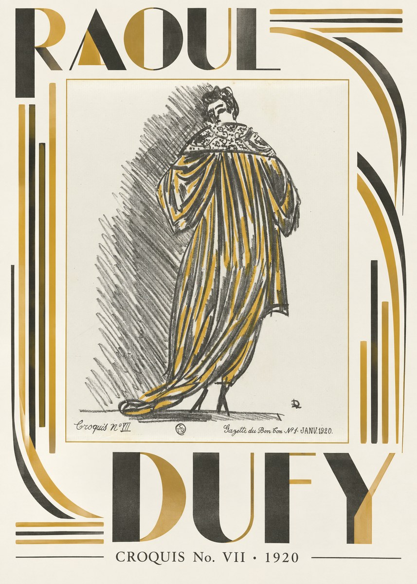 Raoul Dufy Croquis No. Vii No3 - Plakat