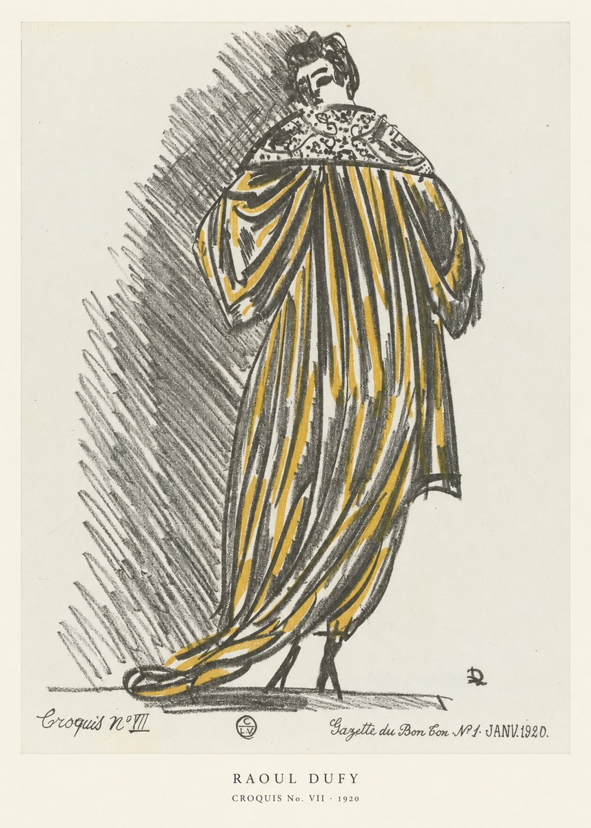Raoul Dufy Croquis No. Vii No5 - Plakat