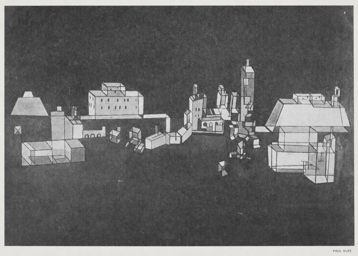 Paul Klee Architectural Forms No6 - Plakat