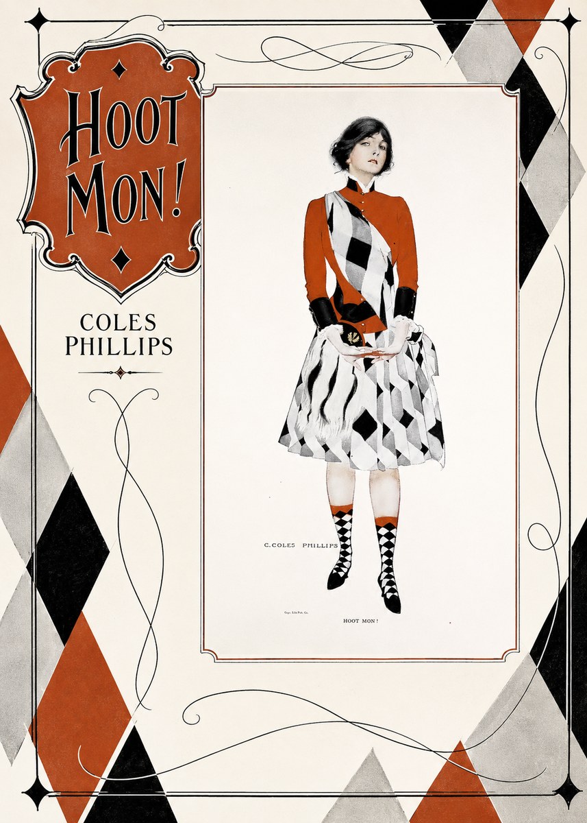 Coles Phillips Hoot Mon! No6 - Plakat
