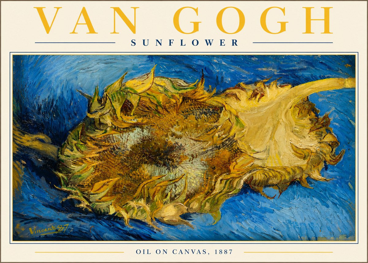 Van Gogh Sunflower No2 - Plakat