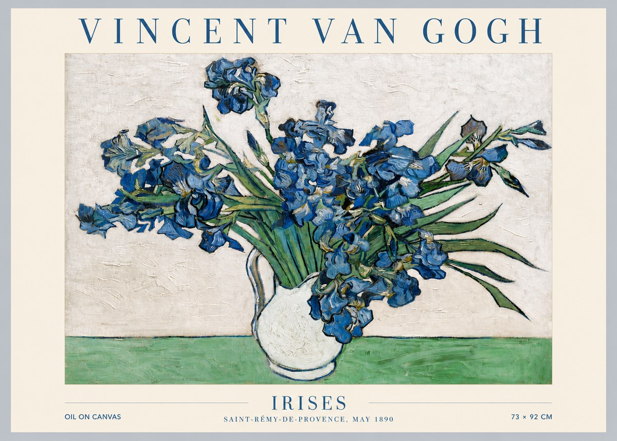Van Gogh Irises II No5 - Plakat