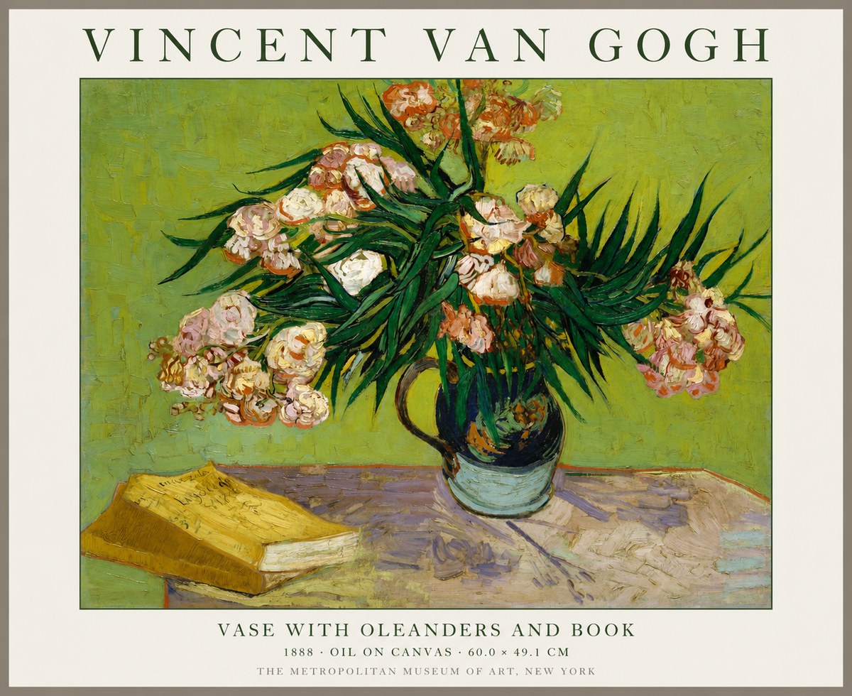 Van Gogh Oleanders No2 - Plakat