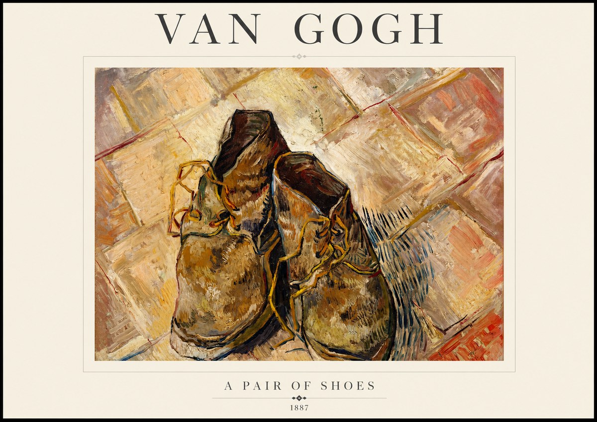 Van Gogh A Pair of Shoes No1 - Plakat