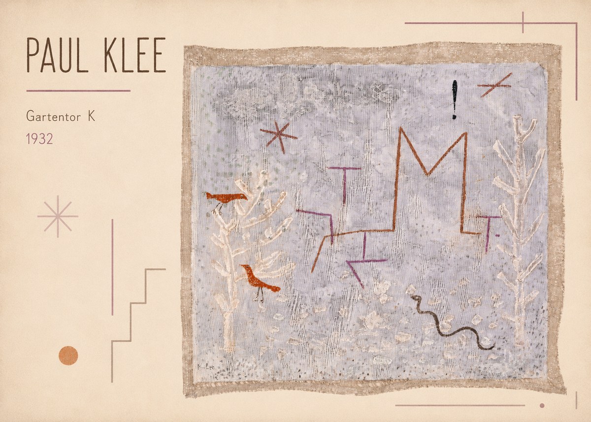 Paul Klee Gartentor K No1 - Plakat