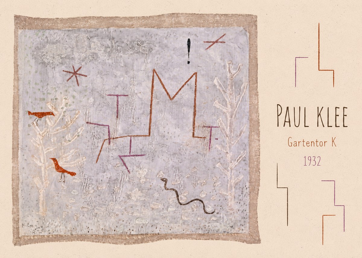 Paul Klee Gartentor K No3 - Plakat
