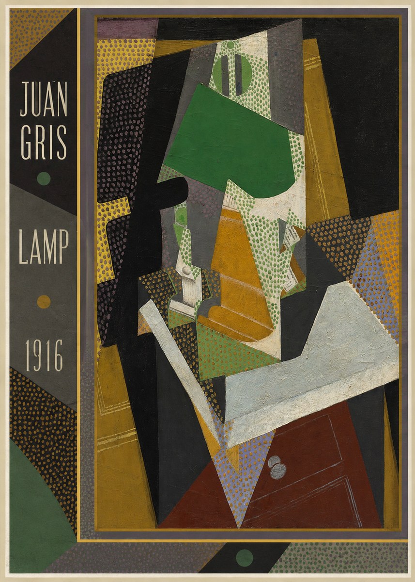 Juan Gris Lamp No2 - Plakat