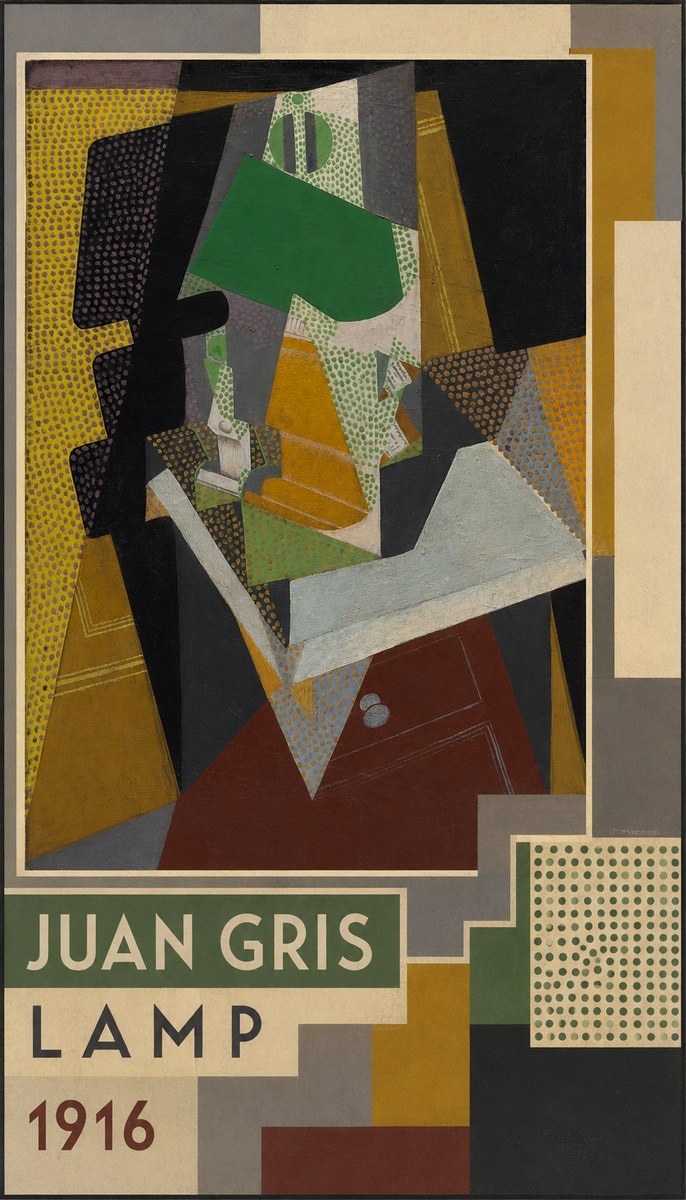 Juan Gris Lamp No6 - Plakat