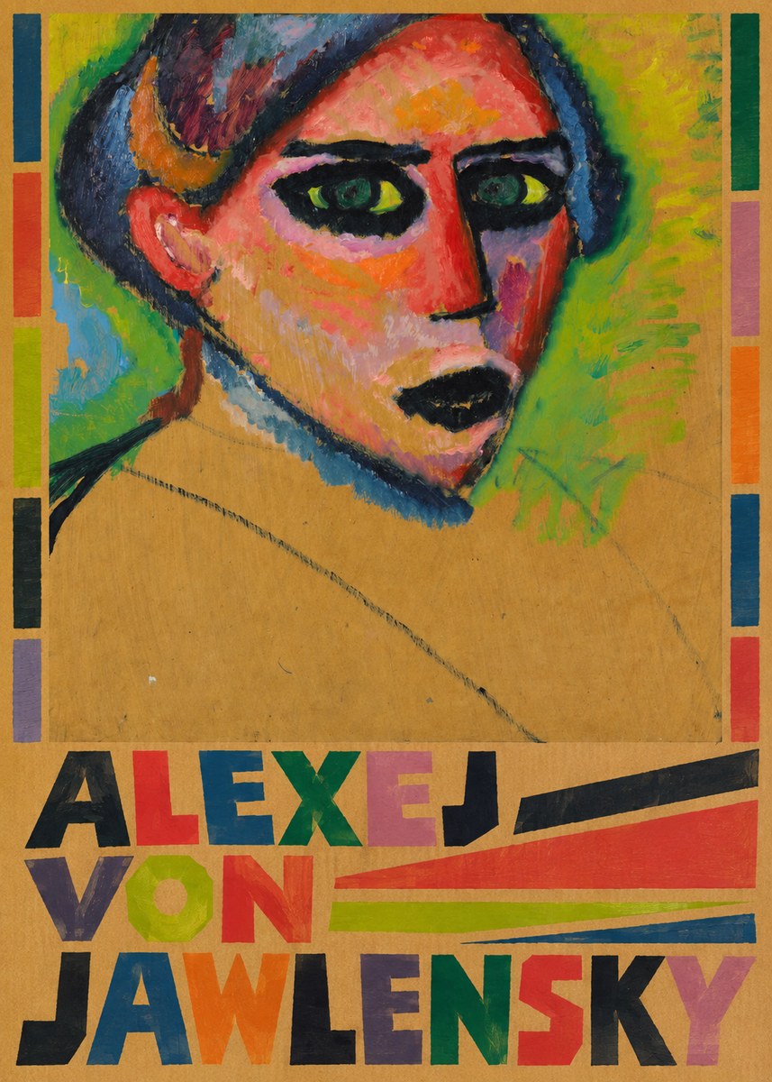 Alexej von Jawlensky Expressionist Head No4 - Plakat